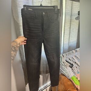 American eagle black skinny jeans